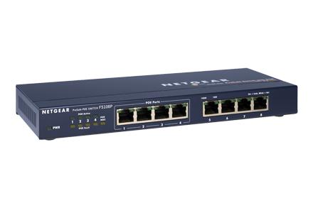 Netgear ProSafe FS108P 4 + 4 PoE