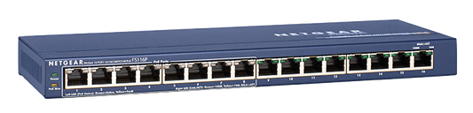 Netgear ProSafe FS116 8 + 8 PoE