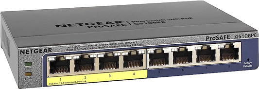 Netgear ProSafe GS108PE 4 + 4 PoE